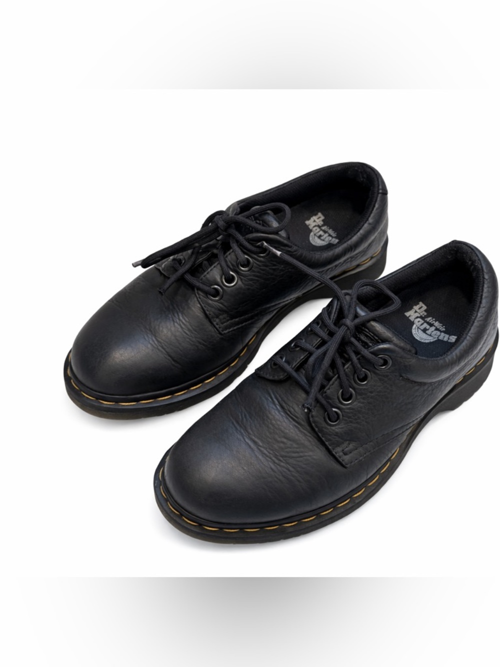 Dr. Martens Boston Industrial Shoes Black Leather Men’s 8 / Women’s 9